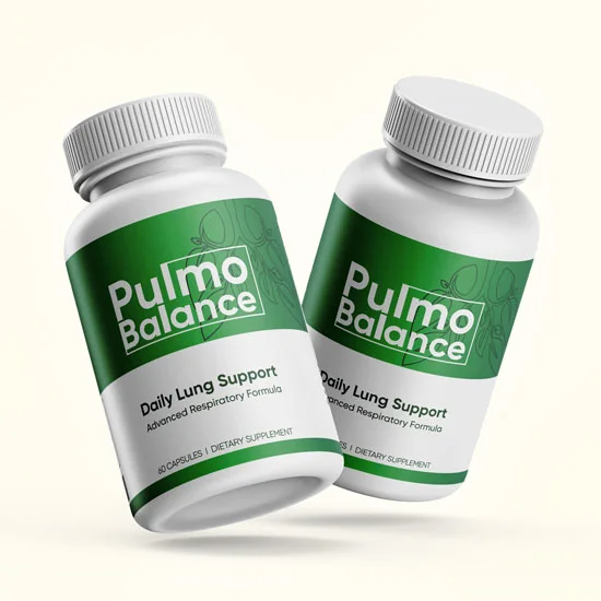 Two bottles of Pulmo Balance Daily Lung Support
